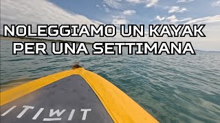 Primi tentativi con il Kayak  vacanze al mare Ep1 [upl. by Karp988]