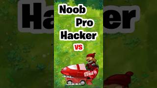 PVZ Fusion  Noob vs Pro vs Hacker  Snow Sled Zombie pvz memes shorts [upl. by Fortune]