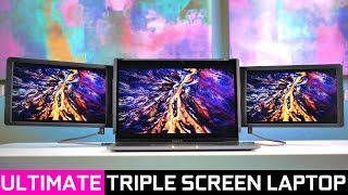 Xebec TriScreen 2 Best Triple Screen Laptop Setup [upl. by Barney724]