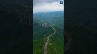 highway bridge built at the moutian in China facts bridge [upl. by Leidgam]