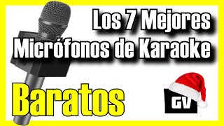 🎤 Los 7 MEJORES Micrófonos de Karaoke BARATOS de Amazon 2024✅CalidadPrecio Inalámbricos  Casa [upl. by Ahsemo886]