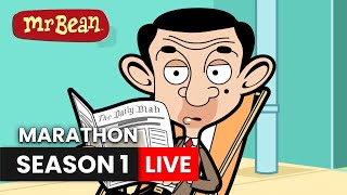 🔴 Mr Bean Cartoon Marathon  Mr Bean Animated Series [upl. by Lovering]