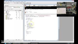 Programming a Freescale Miccontroller by making LEDs rotate from right to left in C [upl. by Harobed]