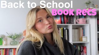 Back to School Book Recommendations📚 [upl. by Hayn]