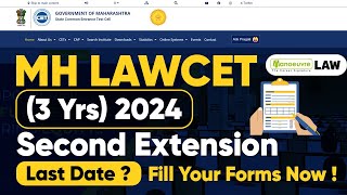 MH LAW CET 3 Yrs  Registration Date Extended  Fill Out The Form Now  Latest Update cetcell [upl. by Balmuth]