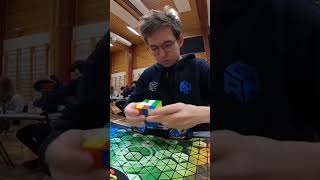 Tymon kolasinski recordista europeu rubikscube record slowmotion rubik cube recorder tymon [upl. by Lenore]