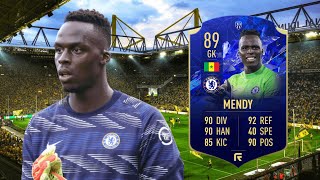 89 TOTY HONOURABLE MENTIONS MENDY PLAYER REVIEW  FIFA 22 ULTIMATE TEAM [upl. by Cirdec712]