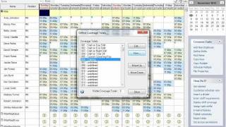 Calculating Staffing Levels and Shift Coverage with Visual Staff Scheduler [upl. by Ozner]