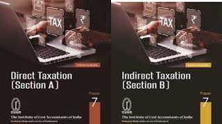 Taxation study plan in tamil CMA Inter How to study Tax in cma inter [upl. by Neirb186]