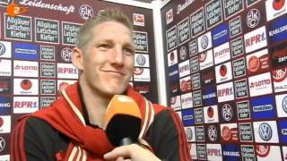 Schweinsteiger quotDie Frauen schauen Mario hinterherquot [upl. by Colwen]