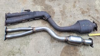 How a P420 and P430 Code Resulted in Exhaust Replacement on 2004 Lexus GS300 2JZ Engine 30L [upl. by Publea967]