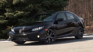 2017 Honda Civic Hatchback Sport Review  TestDriveNow [upl. by Linneman]