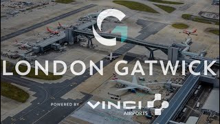 Gatwick Airport Live  EGKKLGW  6th March 2024  Airside with Vinci Airports [upl. by Tena]