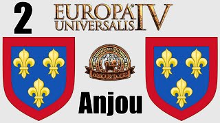 Eu4 MEIOU amp Taxes 30  Anjou Ep2 [upl. by Clare]