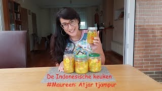 De Indonesische keuken Maureen Atjar Tjampur [upl. by Icyac]