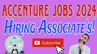 Accenture Off Campus Recruitment 2024 Hiring for Freshers Apply Online [upl. by Reinold47]