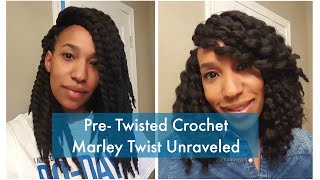 Crochet PreTwisted Marley Hair Unraveled [upl. by Ahtnicaj544]