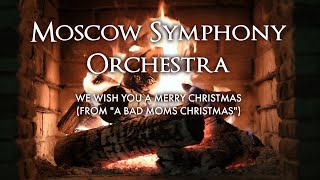 Moscow Symphony Orchestra  We Wish You a Merry Christmas Fireplace Video  Christmas Songs [upl. by Grati]