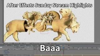 After Effects Sunday Stream Highlights Baaa [upl. by Zulaledairam912]