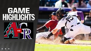 Dbacks vs Rockies Game Highlights 91824  MLB Highlights [upl. by Anitsirhk]