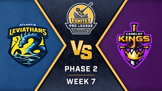 SMITE Pro League Phase 2 Week 7 Atlantis Leviathans Vs Camelot Kings [upl. by Mayhs]