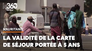 Mauritanie réactions des migrants suite à la mise en place de la carte de séjour pluriannuelle [upl. by Bevvy218]