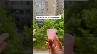 Correct way to use menstrual cupmenstrualcup menstruation periods periodhacks reels shorts [upl. by Woodhouse]