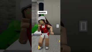 When Karen has a Cry Baby 😭 shorts roblox [upl. by Bron]