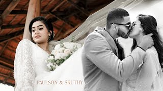 Kerala Christian wedding Highlights 2023  SRUTHY amp PAULSON  Stories from D Photographers [upl. by Ahar]