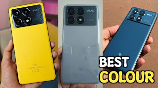 Poco X6 Pro 5G Best Colour  Poco X6 Pro 5G All Colours  Which You Choose [upl. by Nemsaj]