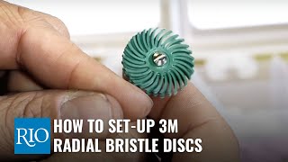 How to SetUp 3M Radial Bristle Discs [upl. by Ecirad]