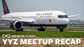 Infinite Flight YYZ Meetup Recap [upl. by Opportuna]