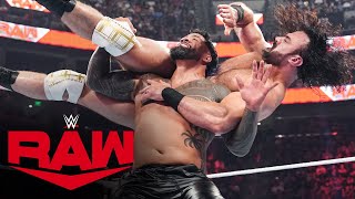 Jey Uso battles Drew McIntyre in the main event Raw highlights Sept 18 2023 [upl. by Aivatan]