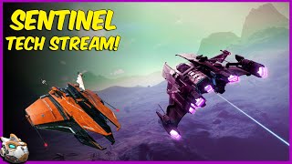 Sentinel Tech Stream No Mans Sky Interceptor Exploration [upl. by Nylirem]