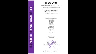 Fonsa Myma Shuto Fonsu Maimu 首都フォンス・マイム for Wind Band [upl. by Darda]