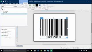 Barcode printen op een etiket met NiceLabel en Codipack Group [upl. by Ecinahc]