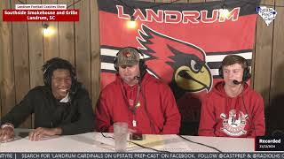 Landrum Football Coaches Show  Playoffs Week 1  Central [upl. by Nwahsan]