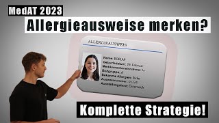 Merkfähigkeit  Komplette Strategie  MedAT Vorbereitung [upl. by Nyret]