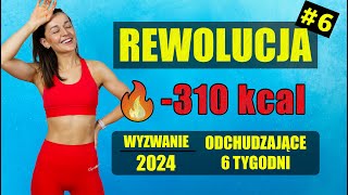 WYZWANIE Odchudzające REWOLUCJA 🔥Trening 6 310 KCAL [upl. by Nryhtak38]