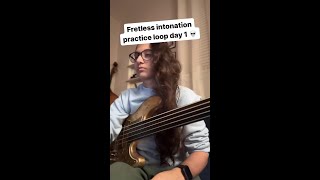 GET STARTED ON FRETLESS BASS 💥🔥 [upl. by Neerahs]