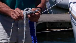 Using a Clove Hitch with a SHOCKLES LineSnubber [upl. by Eudo]