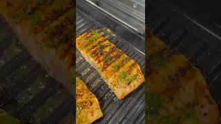 Grilled Salmon With A Dill Butter Sauce wwwbrasscuisinespicescom [upl. by Anovad909]