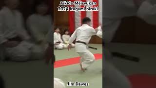 Aikido Meiryukan 2024 Kagami biraki demonstration Jim Dawes aikido 合気道 martialarts [upl. by Fong]