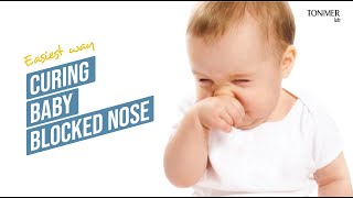 HowToUse Tonimer Nasal Spray on baby Simplest Way To Clear Blocked Nose [upl. by Lledniuq]