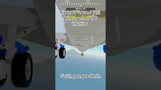 Fazendo voos no ptfs até eu ganhar 200 inscritos parte 7 aviação ptfs aviao ptfs roblox [upl. by Saimerej]