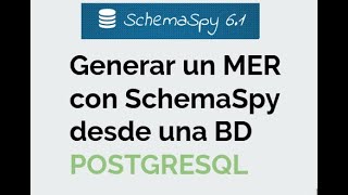 Generar modelo desde una base de datos con schemaSpy [upl. by Burkitt]