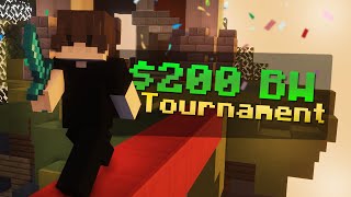 Winning 200 In The Most Intense Bedwars Tournament [upl. by Ahcirt]