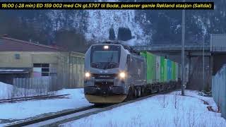 23032024  Saltdal amp Rognan amp Fauske cargonet mix togtrafikk trainspotting eurodual br159 [upl. by Lanor116]