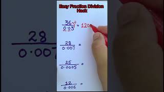 Mind blowing Fraction Division  Maths  Multiplication Hacks ProfD [upl. by Almat]