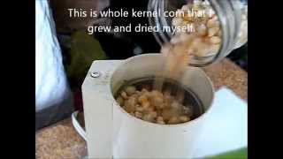 making cucu with homegrown corn Panamanian [upl. by Aihsiym]